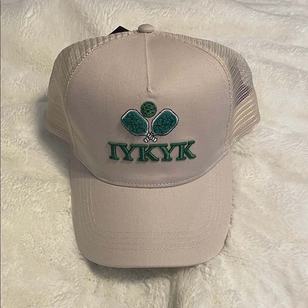 NOR Beige Mesh Trucker Pickleball Hat